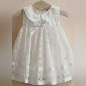 White Lace Baby Dress 9-12 months